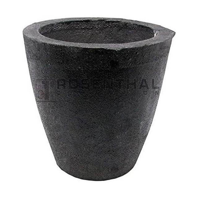 #1-2Kg Clay Graphite Crucibles Premium Black Foundry Cup Furnace Torch Melting Casting Refining For Gold. Also Great For Silver, Copper, Brass, Aluminum - My Store