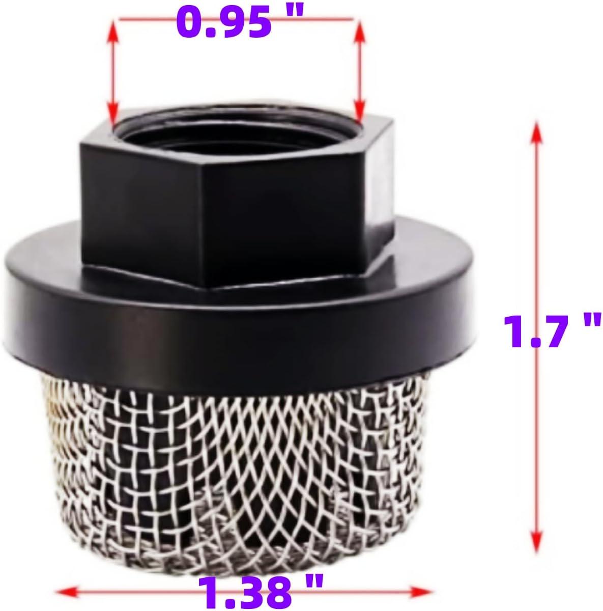 (1+2+2pk) 235014 Prime Spray Valve And 246385 7/8-Inch UNF Inlet Strainer Screen And 246384 Pump Manifold Strainer Replacement Kit For Graco 390 395 490 495 595 Airless Paint Sprayer