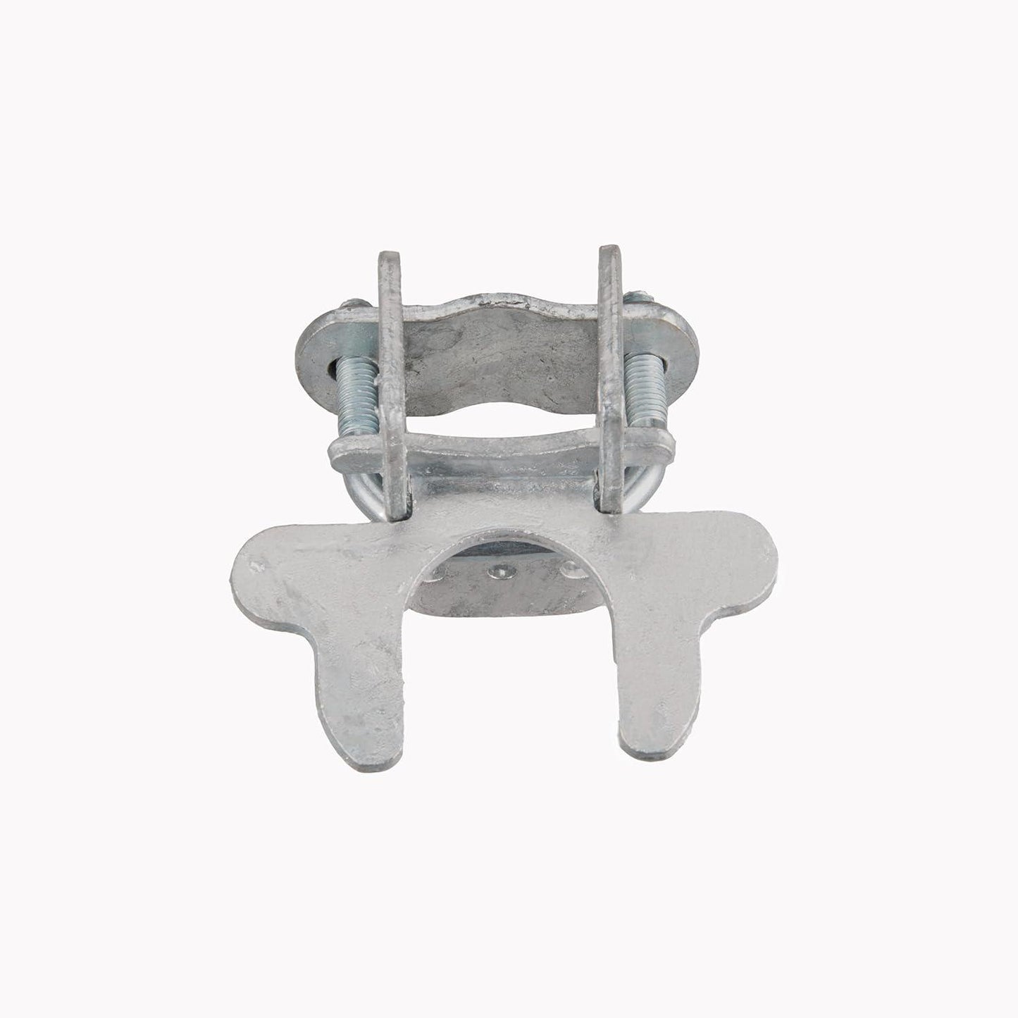 1-3/8 X 1-3/8 Kennel Gate Latch, Chain Link Dog Kennel Latch, For 1-3/8 Kennel Gate Frame And 1-3/8 Kennel Panel Frame, U-Bolt And Nuts Included, Galvanized Steel (1 Pack)