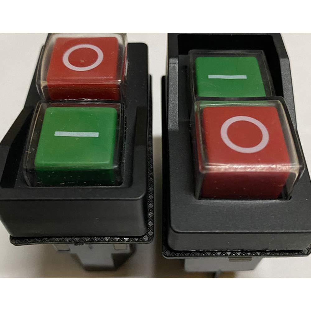1 Pcs KLD-28A Waterproof Magnetic Switch ON Off Pushbutton Switch 220V IP55 Electric Spares Parts