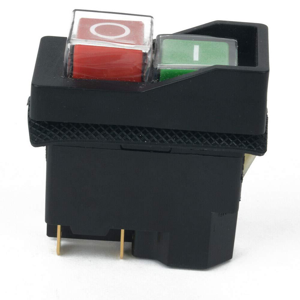 1 Pcs KLD-28A Waterproof Magnetic Switch ON Off Pushbutton Switch 220V IP55 Electric Spares Parts