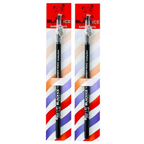 (2) Black Ice Spray Barber Pencils (Black)