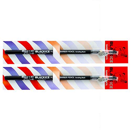 (2) Black Ice Spray Barber Pencils (Black)