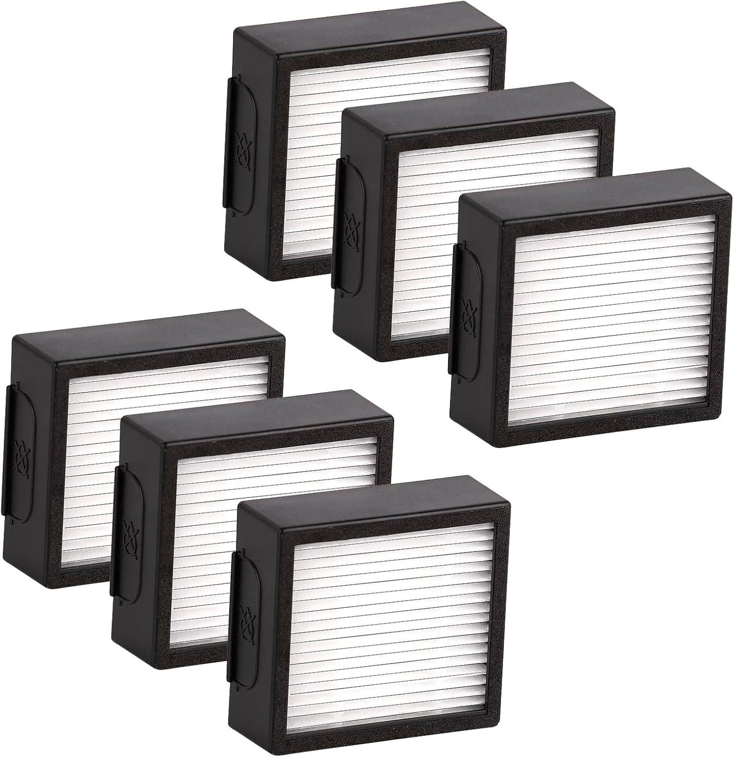 (6 Pack) Combo 10 Max Replacement HEPA Filter Compatible With IRobot Roomba Combo J7+ Plus/Combo J9+/ Combo 10 Max Robotic Vacuum Cleaner HEPA Filters Accessories(NOT FOR Roomba Combo J5 Combo J5+)