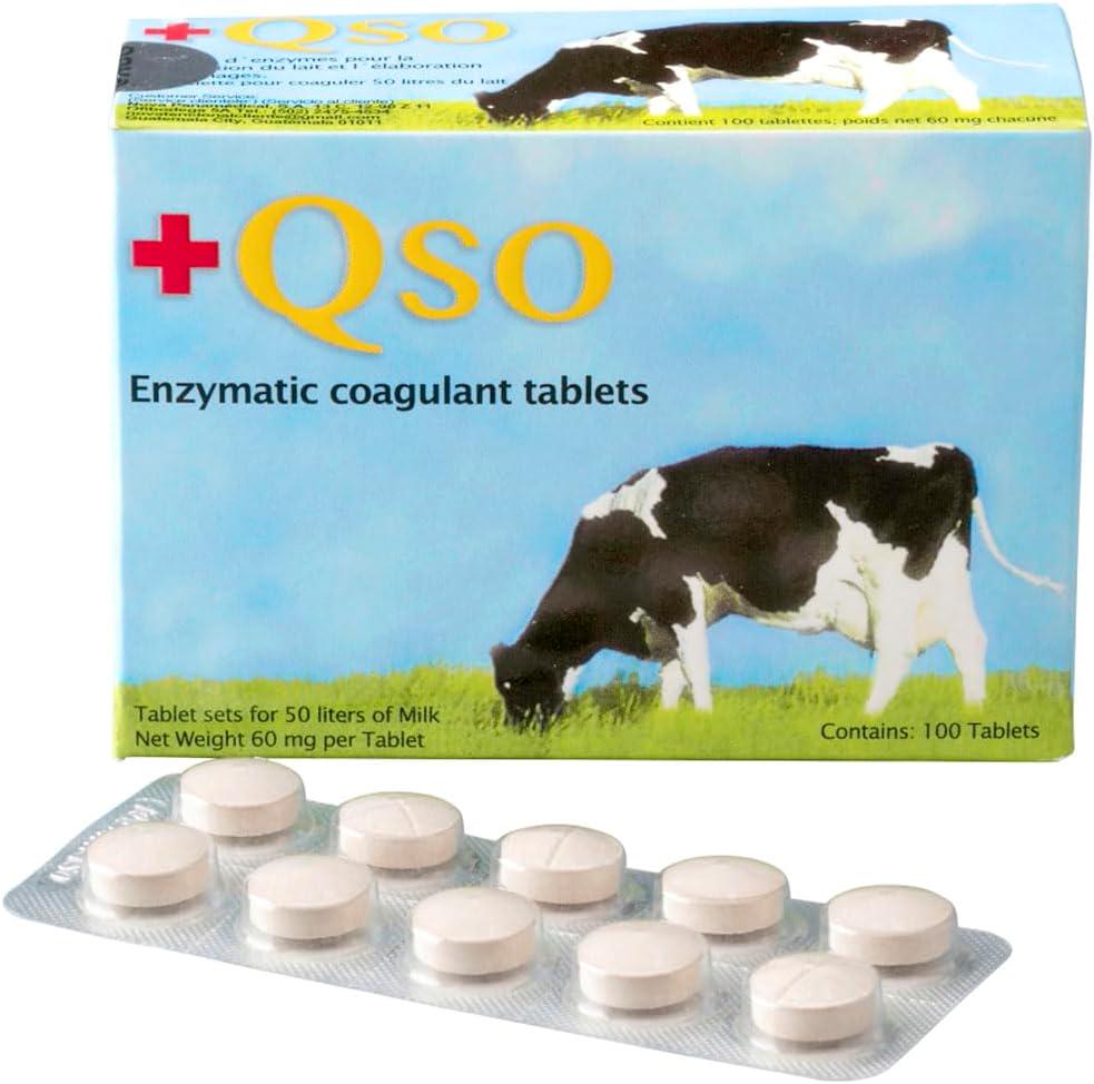 +QSO Vegetable Rennet Tablets, Strip Of 10