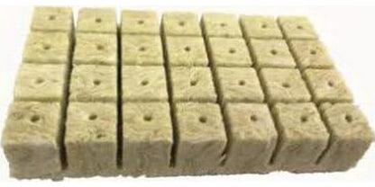 1.5 Inch Rockwool/Stonewool Grow Cubes Starter Sheets For Cuttings, Cloning, Plant Propagation, Seed Starting Hydroponic Grow Media Growing Medium For Vigorous Plant Growth (28, 1.5)