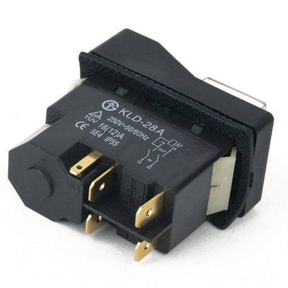 1 Pcs KLD-28A Waterproof Magnetic Switch ON Off Pushbutton Switch 220V IP55 Electric Spares Parts