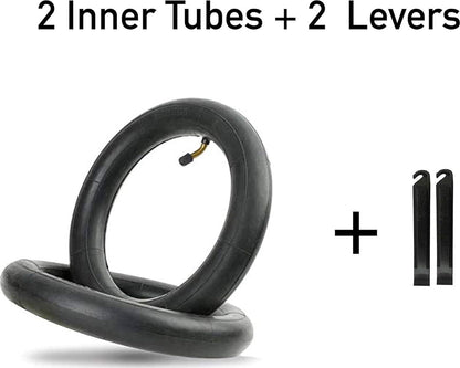 (2-Pack) 10-Inch Replacement Inner Tubes 10 X 1.95/2.125/2.5 - Compatible With Bike Schwinn Trike Roadster/Tricycle/BoB Revolution Motion - Made From BPA/Latex Free Quality Butyl Rubber